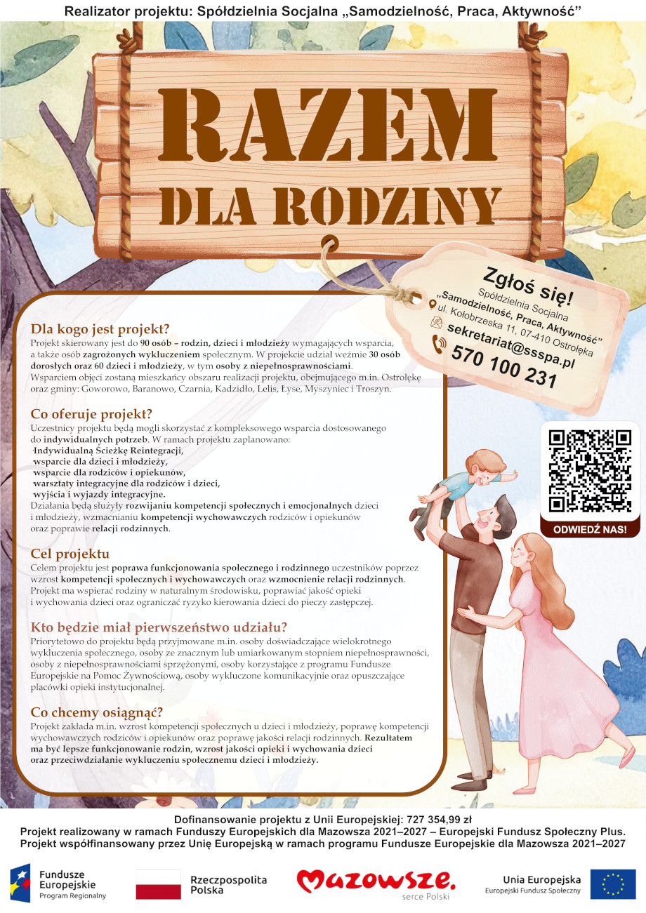 PROJEKT "RAZEM DLA RODZINY"