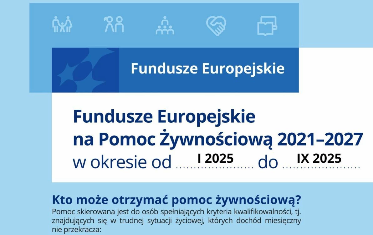 Zdjęcie do POMOC ŻYWNOŚCIOWĄ 2021-2027  